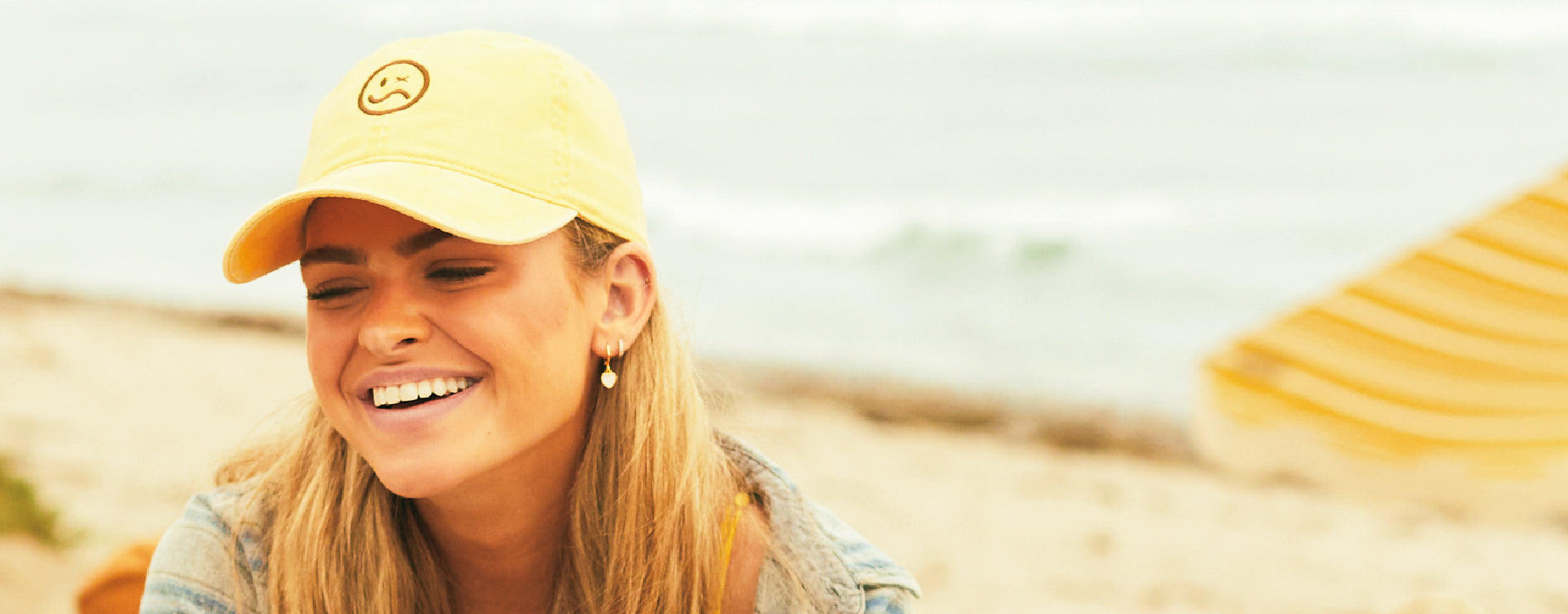 Summer McKeen wearing the Sun Bum Dad Hat