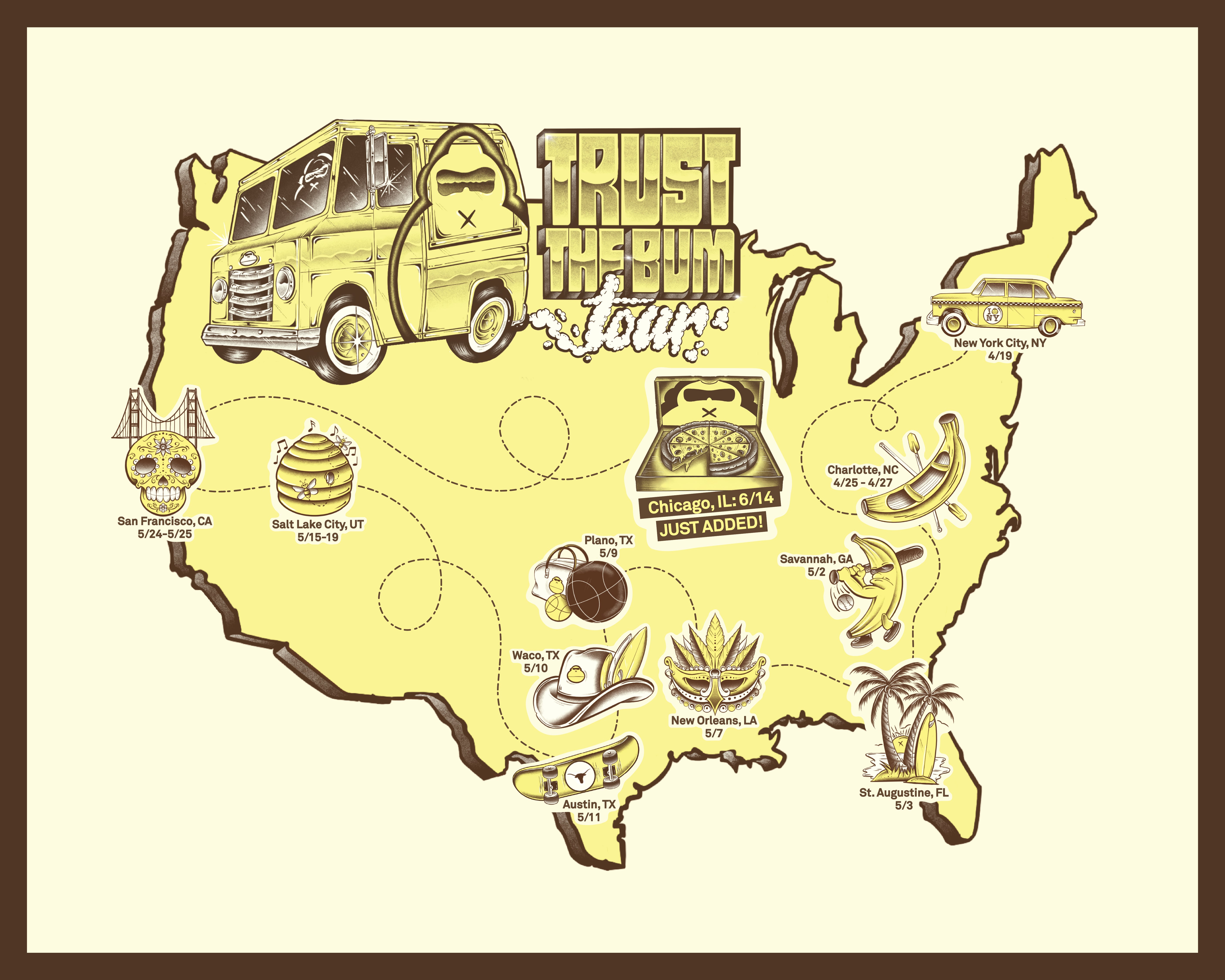 Trust the Bum tour