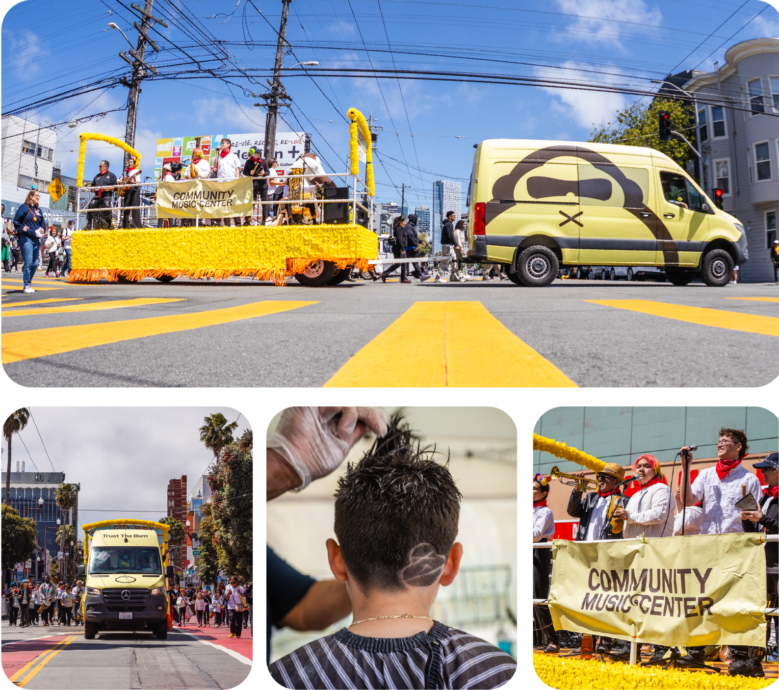 Collage of San Francisco, CA tour stop