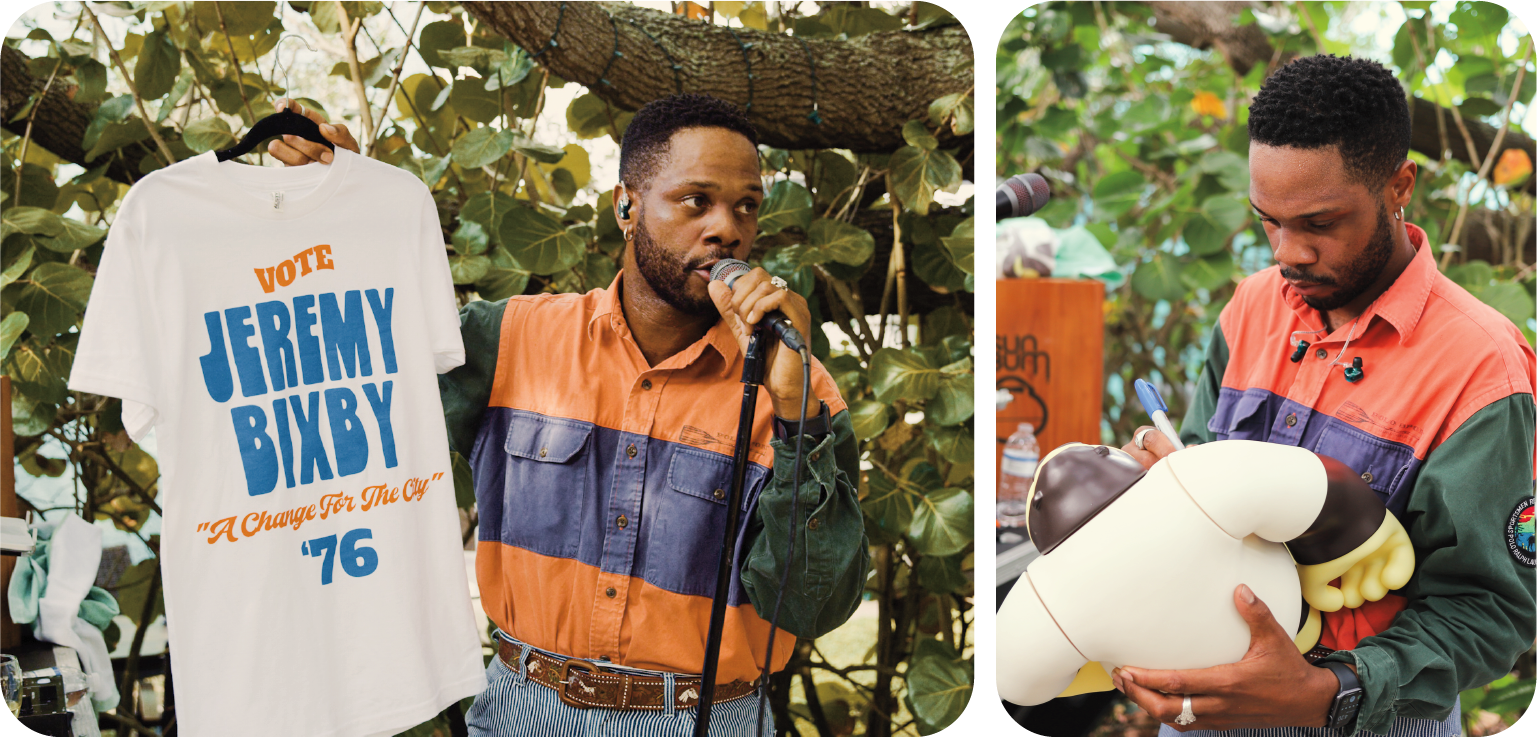 Fat Tony on Sonny's Porch