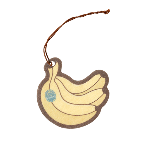 Sticker of Sun Bum's Banana Air Freshener