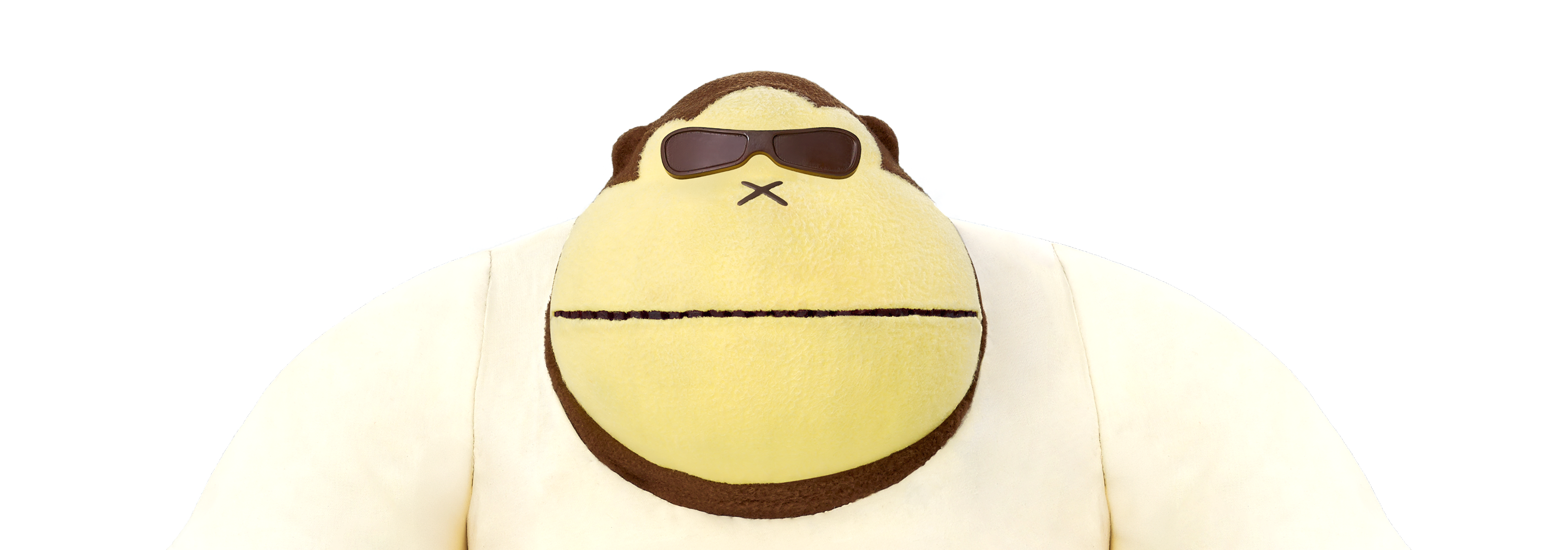 Sun Bum mascot wearing shades and a branded tee, symbolizing fun, sun-safe vibes – What Does That Mean Collection - Sun Bum.